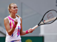 Петра Квитова вышла  в полуфинал Открытого чемпионата Франции