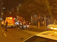 В Тель-Авиве в результате аварии тяжелые травмы получил мотоциклист