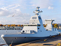 В Киле состоялась церемония передачи Израилю первого из четырех корветов судоверфи ThyssenKrupp