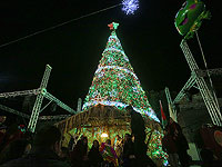 Зажжение елки в Вифлееме: Аш-Штайэ сравнил палестинский народ с Христом