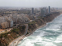 Начаты работы по укреплению утесов на побережье Нетании