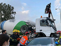 Автомобильная авария в Беэр-Тувии, пострадали четыре человека