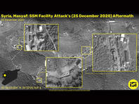 Последствия воздушного удара по целям в Сирии. Спутниковые снимки ImageSat