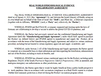 Минздрав Израиля опубликовал текст договора с компанией Pfizer