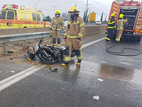 На 431-й трассе разбился мотоциклист