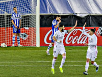 Бензема забил два мяча. 