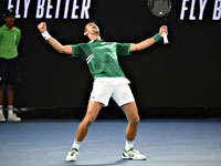 Открытый чемпионат Австралии. Новак Джокович одолел американца