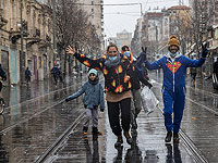 В Иерусалиме начался снегопад