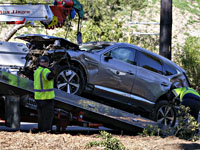 Бывший лучший гольфист мира Тайгер Вудс попал в аварию