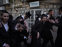 Тысячи хасидов собрались в Иерусалиме на празднование Шушан Пурим