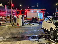 В результате ДТП возле Димоны пострадали шесть человек