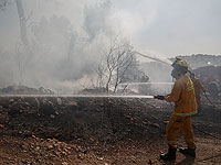 Лесной пожар рядом с Эладом, начинается эвакуация жителей