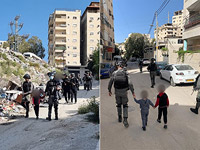 В Шуафате пограничники освободили женщину и четырех ее детей, запертых родственниками