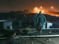 ЦАХАЛ: террористы атаковали форпост Оз Цион, что привело к пожару