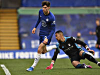 Хаверц забил два мяча.