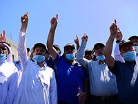 В Яффо проходит акция протеста арабских жителей города