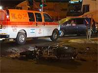 На севере Израиля столкнулись мотоцикл и грузовик, погиб юноша