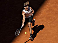 Мадрид. В четвертьфинале Рафаэль Надаль проиграл Александру Звереву