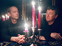 Концерт Леонида Федорова и Игоря Крутоголова на одной из крыш Старого Яффо