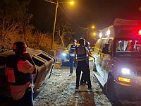 Полиция: в результате попадания ракеты в автомобиль в Лоде погибли два человека