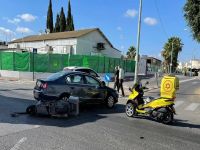 ДТП в Петах-Тикве, мотоциклист в тяжелом состоянии
