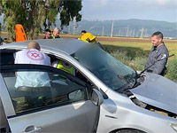 Авария на севере Израиля, тяжело травмирован мужчина