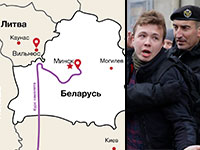 На борту экстренно севшего в Минске самолета задержали бывшего главреда Nexta Романа Протасевича