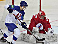 Чемпионат мира по хоккею. Словаки победили сборную России