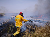 Пожар в Нахаль-Оз, подозрение на