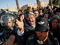 Возле Шхемских ворот вспыхнули беспорядки. Полиция применяет шоковые гранаты