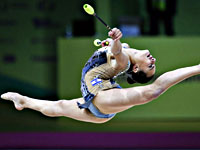 Линой Ашрам стала чемпионкой Европы в упражнениях с булавами