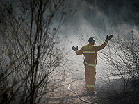 В районе Бейт-Шемеша вспыхнул сильный пожар