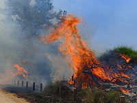 Из-за угрозы снайперского огня пожарным запрещено работать на границе с Газой