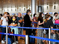 В аэропорту Бен-Гурион тысячи пассажиров стоят в очереди, чтобы сделать тест на COVID-19