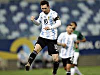 Лионель Месси забил два мяча в последнем матче группового турнира Кубка Америки