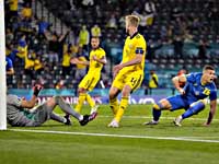 Сборная Украины в дополнительное время победила шведов и вышла в четвертьфинал