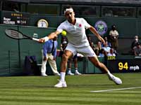 Уимблдон. Зверев, Медведев и Федерер вышли в третий круг