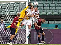 Шик догнал Криштиану Роналду. Датчане победили чехов и вышли в полуфинал