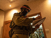 Израильские военные размечают дом террориста-убийцы Мунтасара Шалаби