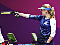 Олимпиада. Стрельба из пневматического пистолета. Россиянка стала чемпионкой и установила рекорд