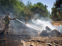 Пять возгораний в Эшколе, подозрение на