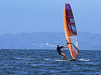 Олимпиада. RS:X. Катя Спичаков заняла третье место в шестой гонке