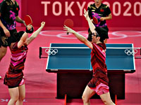 Олимпиада. Настольный теннис. В миксте победили японцы