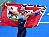 Олимпиада. Триатлон. Чемпионкой стала спортсменка с Бермудских островов