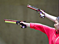 Олимпиада. Стрельба. Победили китайцы. Россияне на втором месте, украинцы - на третьем