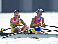 Олимпиада. Гребля. Золотые медали завоевали спортсмены из Румынии,  Франции, Австралии, Нидерландов и Китая