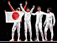 Олимпиада. Фехтование. В финале японские шпажисты победили россиян