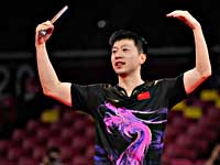 Олимпиада. Настольный теннис. Китайский финал. Бронзовую медаль завоевал Дмитрий Овчаров