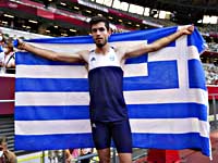 Олимпиада. В прыжках в длину победил грек