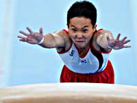 Олимпиада. В опорном прыжке победил кореец. Россиянин завоевал серебро, армянин - бронзу